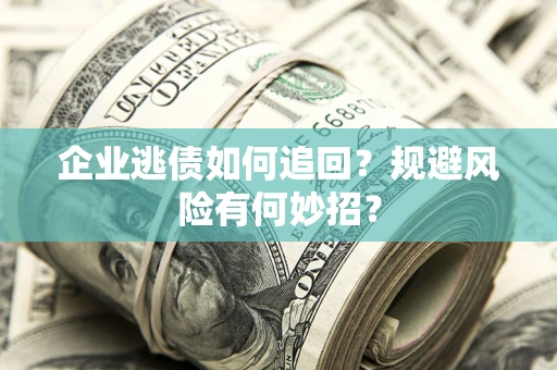 武汉企业逃债如何追回？规避风险有何妙招？