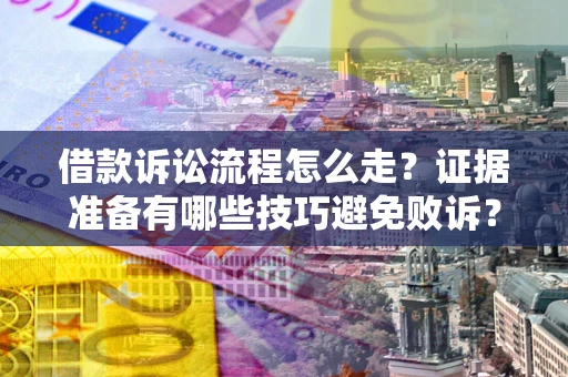 武汉借款诉讼流程怎么走？证据准备有哪些技巧避免败诉？