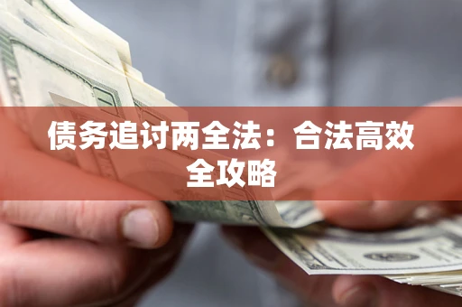 武汉债务追讨两全法：合法高效全攻略