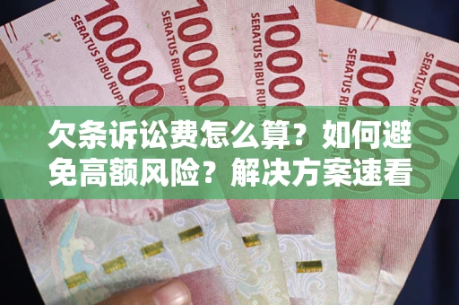 武汉欠条诉讼费怎么算？如何避免高额风险？解决方案速看！