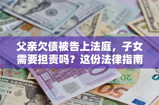 武汉父亲欠债被告上法庭，子女需要担责吗？这份法律指南必须看完