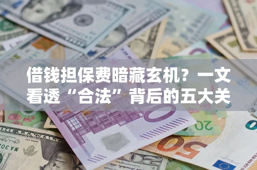 武汉借钱担保费暗藏玄机？一文看透“合法”背后的五大关键陷阱