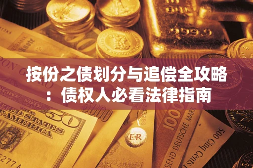 武汉按份之债划分与追偿全攻略：债权人必看法律指南