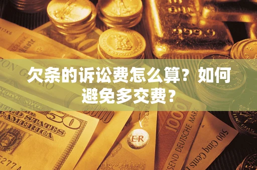 武汉欠条的诉讼费怎么算？如何避免多交费？