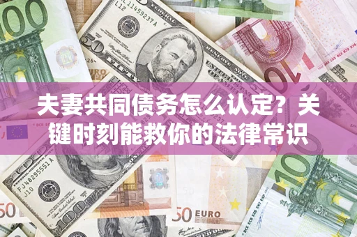 武汉夫妻共同债务怎么认定？关键时刻能救你的法律常识