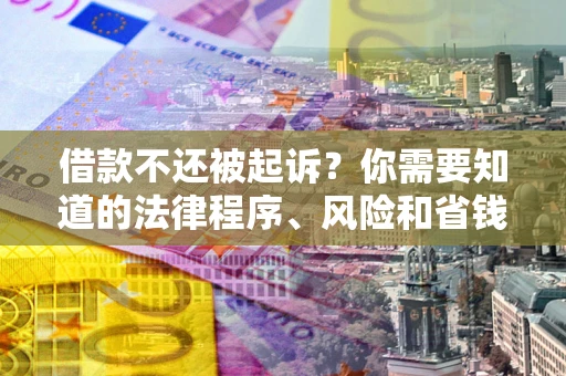 武汉借款不还被起诉？你需要知道的法律程序、风险和省钱技巧