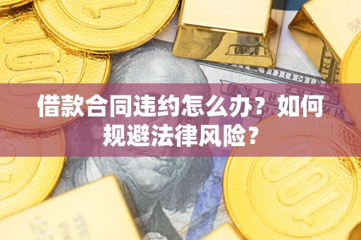 武汉借款合同违约怎么办？如何规避法律风险？
